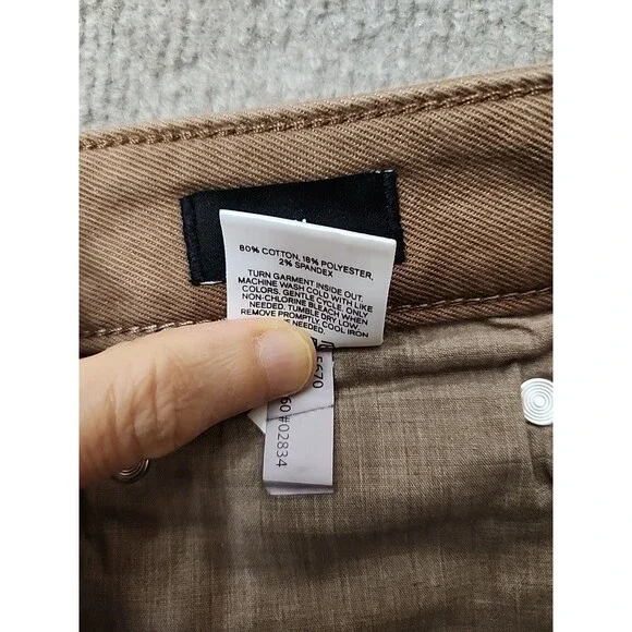 Express Rocco Slim Jeans Mens 34x34 Brown Hyper Stretch NEW